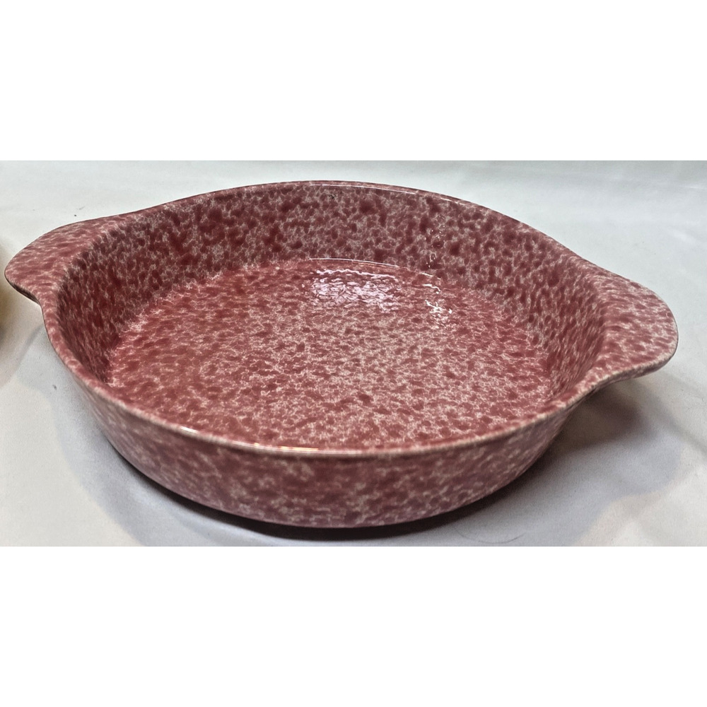 Coche Stoneware Eurogres Portugal Speckled 7.5" Baking Dish Red